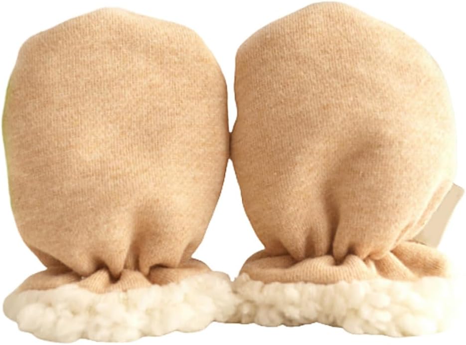 Thermal Winter Gloves for Newborn Toddler Mittens Scratch-resistant Cotton One Size Soft Warm Hand Cover