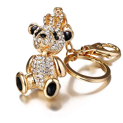 Preisvergleich Produktbild GMTEXTILES Stilvolle niedliche sitzende Bär Schlüsselbund Geldbörse und Tasche Schnalle Urlaub Geburtstagsgeschenk