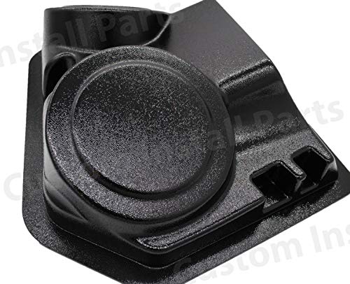Speaker And Radio Overhead Console Housing Compatible With Golf Cart, Utv, Polaris Rzr, Boat, Marine (Empty Console With Double Sided Tape) #TOP4