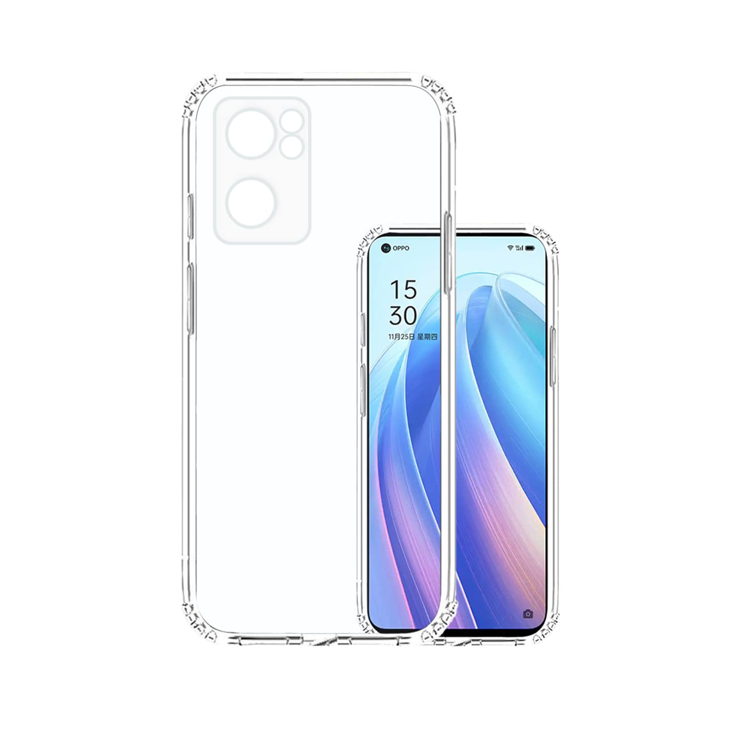 VIDO Transparent Back Case Cover for Oppo Reno 7 5G / Oppo Reno7 5G (Soft & Flexible & Camera Protection Back Case) (B09SBKZMGB) Amazon Price History, Amazon Price Tracker