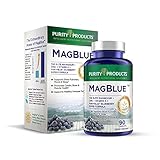 MagBlue by Purity Products - Magnesium Bisglycinate Buffered & More - 90 Tablets