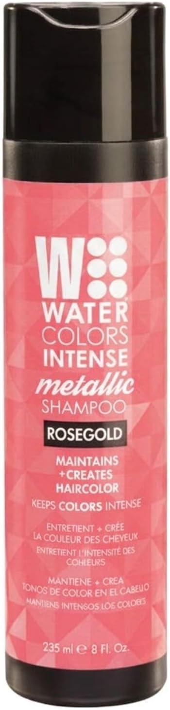 Intense Metallic Color Depositing Shampoo, Rose Gold, 8 Fl Oz