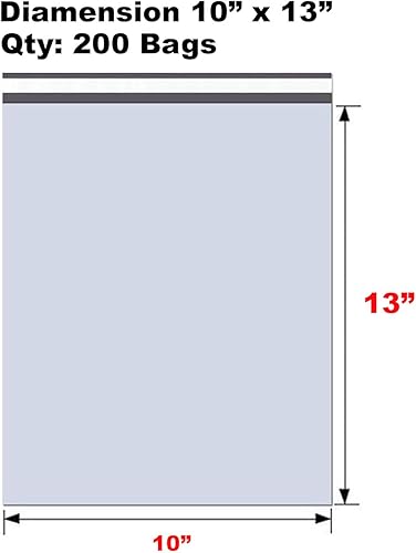 Miniatura 7 de iMBAPrice Paquete de 200 sobres de polietileno de 9 x 12 pulgadas, color negro #3, autoadhesivos, impermeables, resistentes al desgarro (200 bolsas