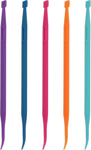 5 Pieces Thang Sewing Tools Plastic Sewing Needle Quilting Tool Large Eye Needle Sewing Thread Thang Sewing Loop Turner Seam Presser Tool for Sewing Craft Projects by DBOO