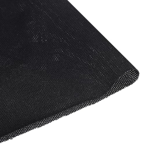 Tissu en maille pour haut-parleur respirant et anti-poussière noir