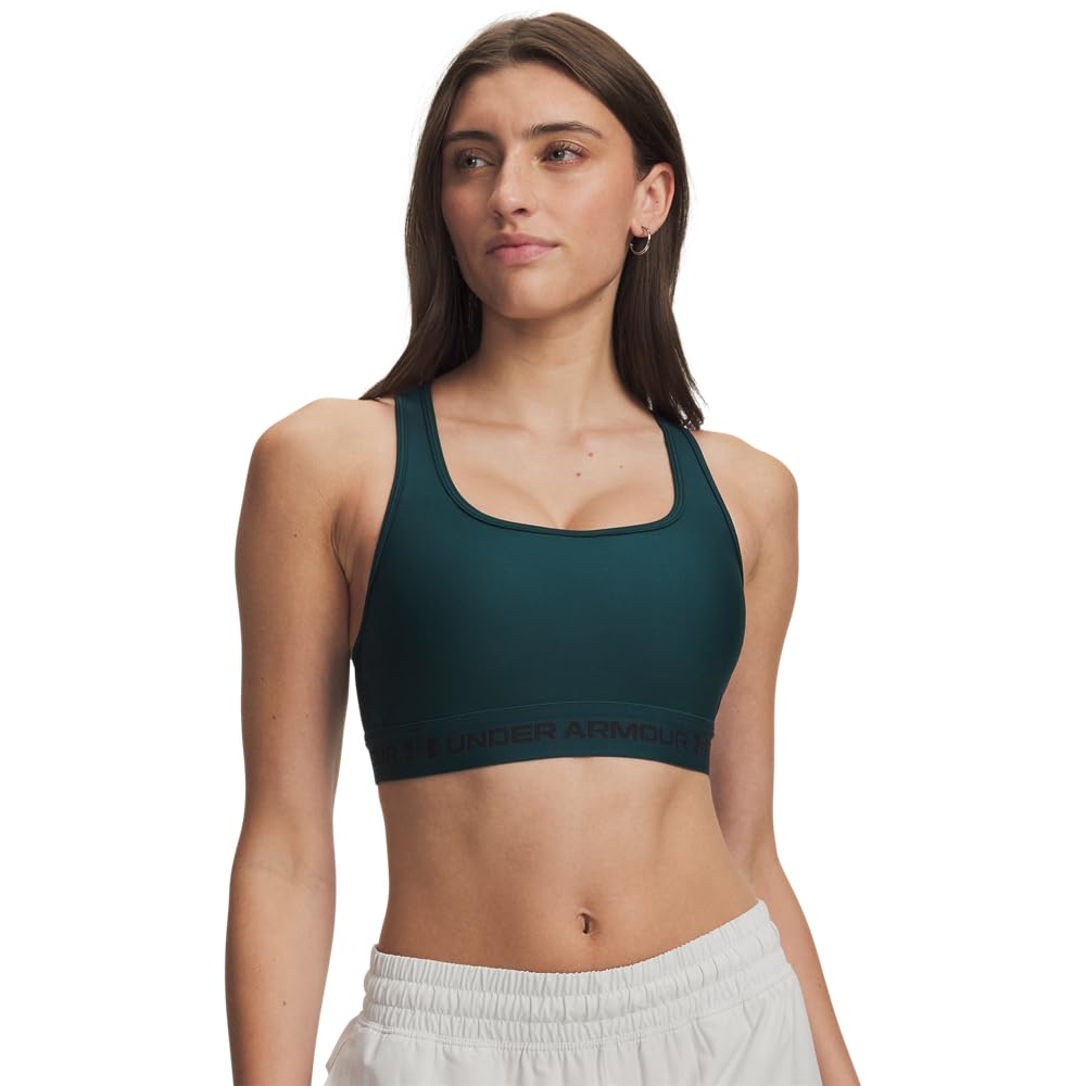Under Armour Women's Crossback Mid Impact Sports Bra
