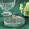GOMAKERER 1 Pc Pendant Blank for Irregular Shape Gemstones, 925 Sterling Silver Prong Charm Base Platinum Hollow Claw Pendant for Mother's Day Gifts Necklace Bracelet Jewelry Making #3