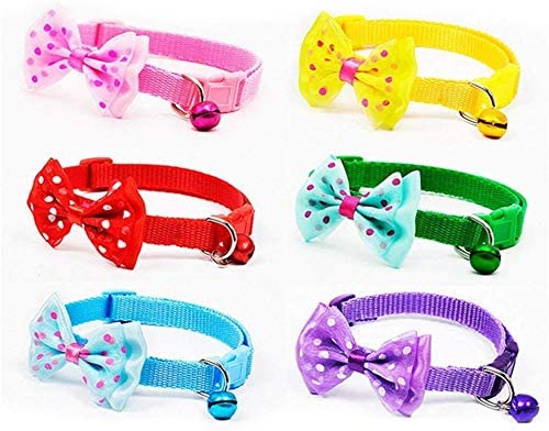 RvPaws Pet Collar Adjustable Bow-Tie with Bell for Dog and Cat Bow-Tie with Bell (Colour May Vary) 1 - PCS (B09RMQDSFT) Amazon Price History, Amazon Price Tracker
