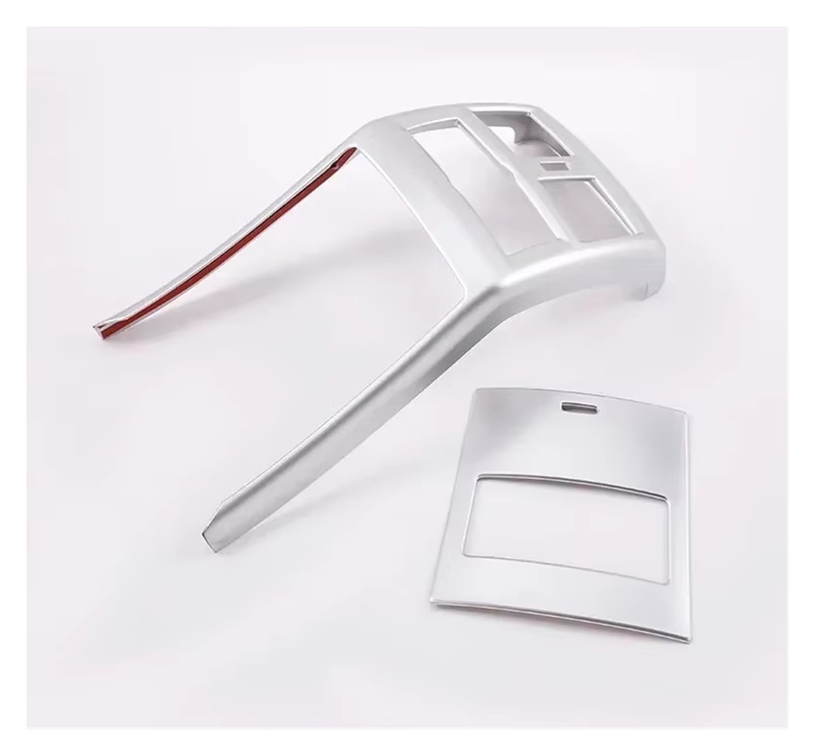 Interior Trim for Benz for GLE for GLS GL ML320 350 400 2013-19 ABS Silver Car Rear Row Air Conditioning Vent Frame Stickers Cover Trim Sticker(Silver)