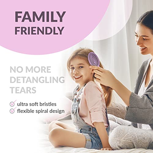 marQus Detangling Hair Brush for Women and Men, With Ultra-Soft, Flexible Bristles and Body, Glides Through Tangles with Ease - Image 4