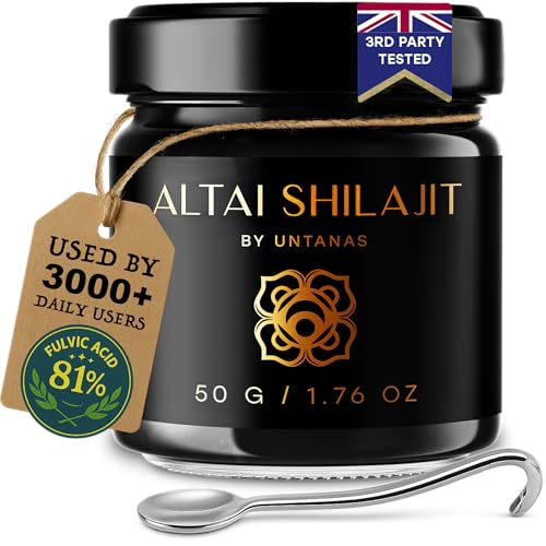 Original Shilajit Resin - 50g - Gold Grade Shilajit - 6 Months Supply - High Fulvic & Humic Acid - 100% Pure Shilajit - for Energy & Stamina