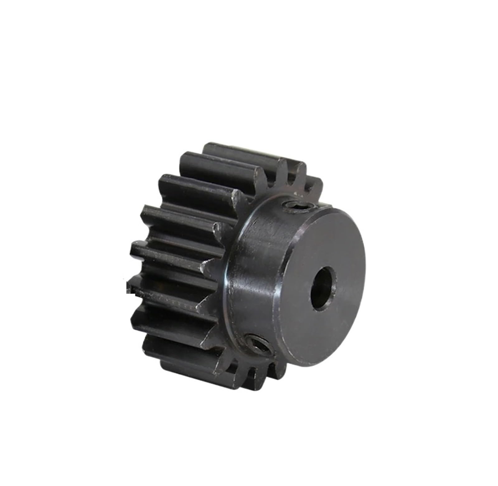 Bevel Gear Pinion Hardware Mechanical 1pcs Spur Gear 1.5M-17T/18T Teeth Thickness 12mm Blackening Carbon Steel Metal Gears for Transmission(6.35mm-1.5M17T)