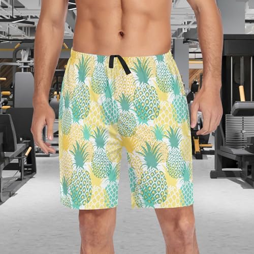 visesunny Men's Pajama Shorts Soft Sleeping Shorts for Men Pjs Bottoms pants with Pockets3