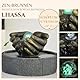 Zen Light Zen Zimmerbrunnen Authentisch und symbolisch Buntes LED-Licht, Entspannendes Dekorationsobjekt, Geschenkidee, Tischbrunnen Meditation, Dia30, H19cm - Lhassa