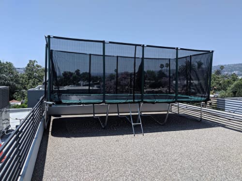 Happy Trampoline Rectangle Trampoline 10x23 - Gymnastics Trampoline with Net Enclosure - Large Trampoline for Backyard Heavy Duty 750lbs Jumping Capacity-Commercial Grade Outdoor Trampoline - Thumbnail 2