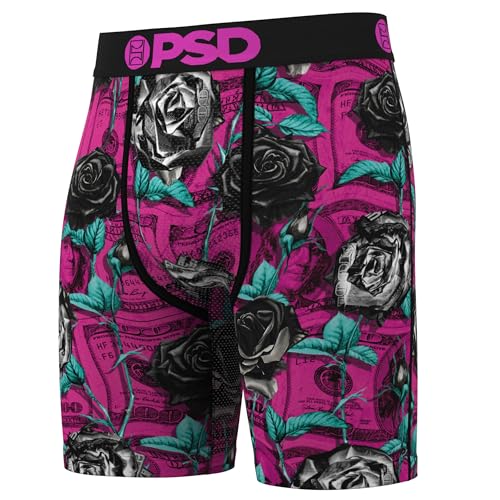 PSD Men's Rose Noir Boxer Brief, Multi, L2