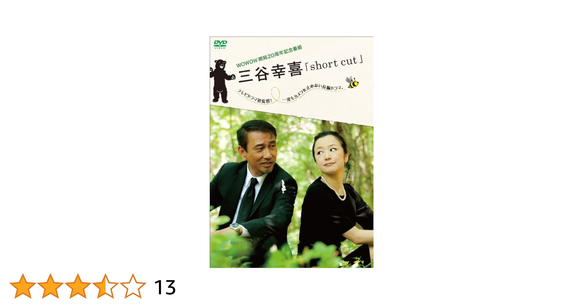 三谷幸喜「short cut」 2枚組DVD WOWOW開局20周年記念番組 m93731973152_1.jpg?1719207876