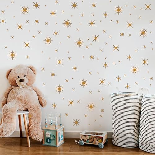 Vinilo Decorativo de Estrellas Doradas ZAIBIANHAO 160pcs miniatura 5