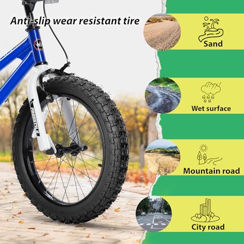 Mohegia Kids Bike Tires Replacement Set: 2-Pack 12-1/2-Inch X 2-1/4 Inch (12.5X2.125 Inch) Folding Bicycle Tires And Pair 12.5-Inch Inner Tubes Schrader Valve With Tire Levers thumb #4
