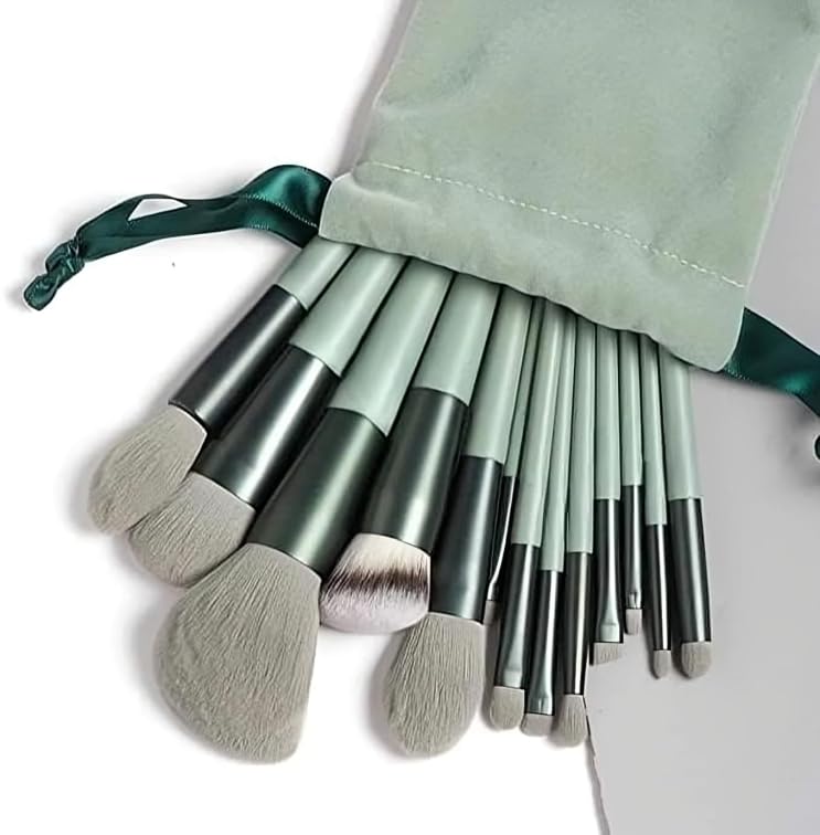 jilra Makeup Brush Set Soft Synthetic Brushes for Face, Eyes, Foundation, Blush, Contour, Eyeliner & More | Portable Cosmetic Kit for Travel & Daily Use (13 Pcs)-picture-24