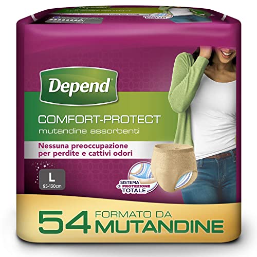Depend Comfort Protect Incontinence Pants for Women Large - 54 Pants