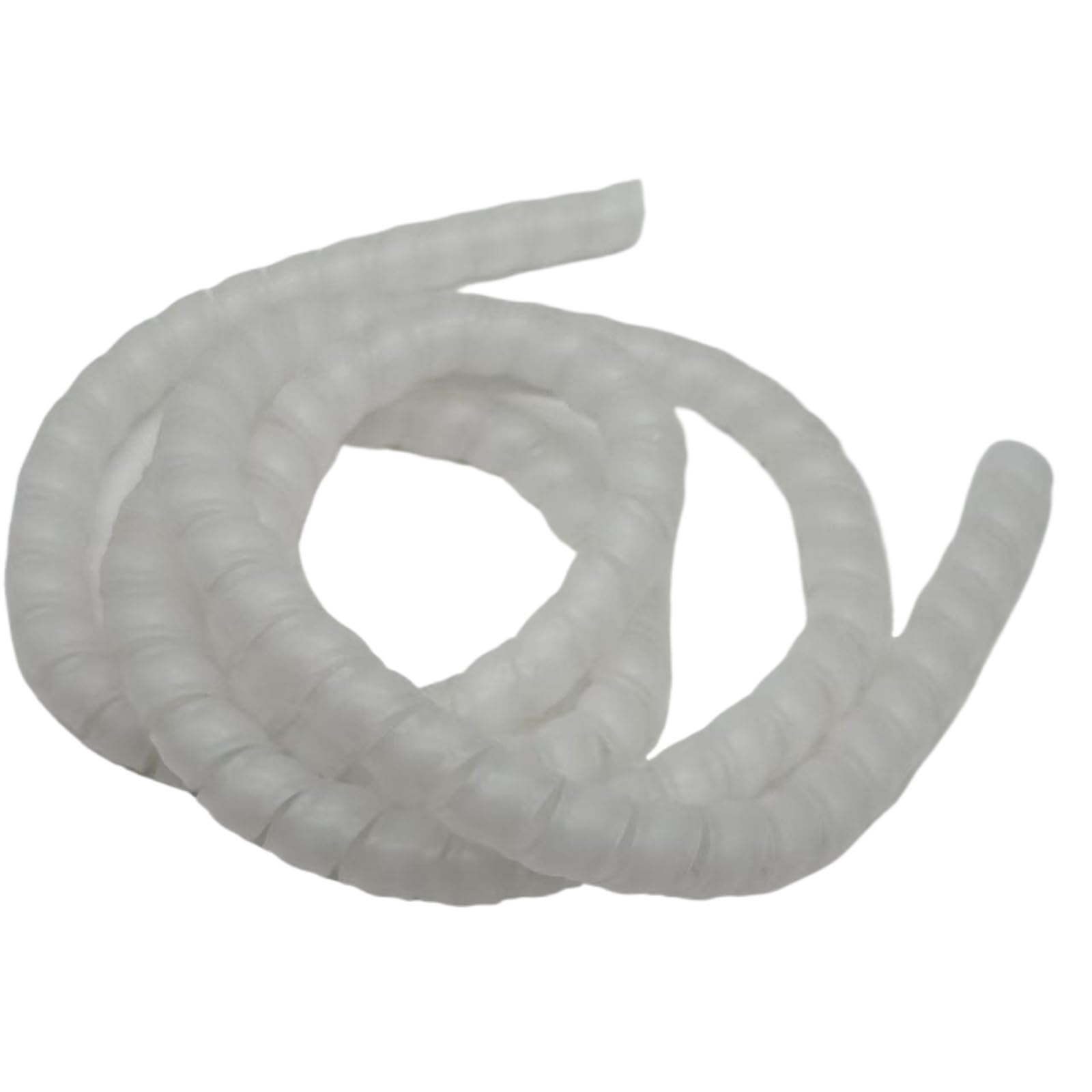 JNMING ID 12mm Flexible Spiral Cable Wire Protector Sleeve Cable Organizer Tube for Tidy Winding Protection(Transparent,5 Meters)