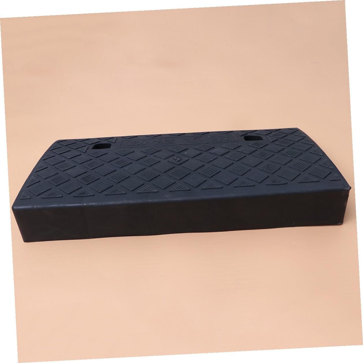 Rampa de Bordillo de Goma para Vehículos, 10cm, Negra
