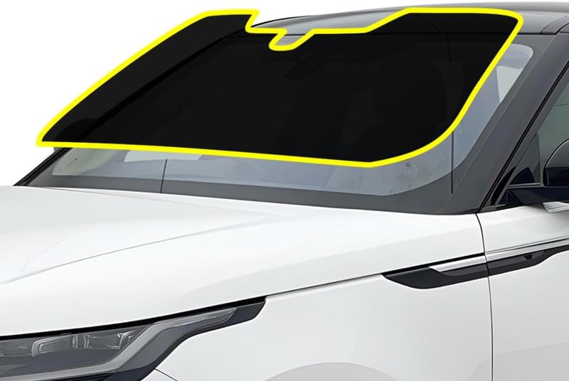 Precut Front Windshield Premium Nano-Ceramic Window Film Tint Kit Compatible with Land Rover Range Rover Velar 2018+, 70%