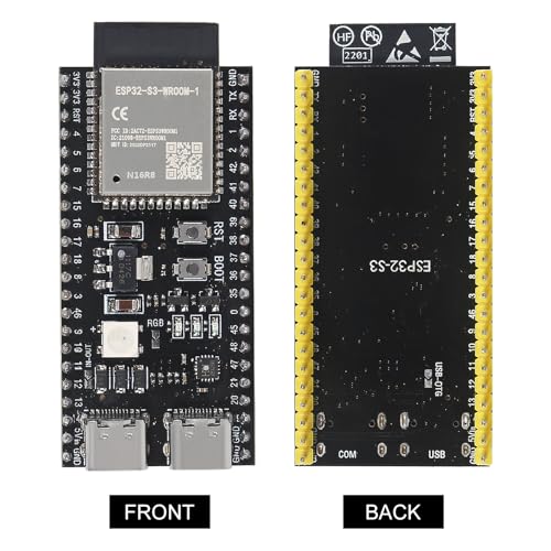 Image of 2Sets ESP32 S3 Development Board 2.4G WiFi BT Module Internet of Things ESP32-S3-WROOM-1 N16R8 MCU 44Pin 8M PSRAM with Expansion Adapter
