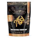 5Senses Dried Whole Turmeric Root | Curcuma | Tribal Melody | Single Origin, Non-GMO, Fairtrade | Whole Turmeric Root | Vegan | Gluten Free | Sun Dried | Indian Whole Spice (16oz/454g/1lb)