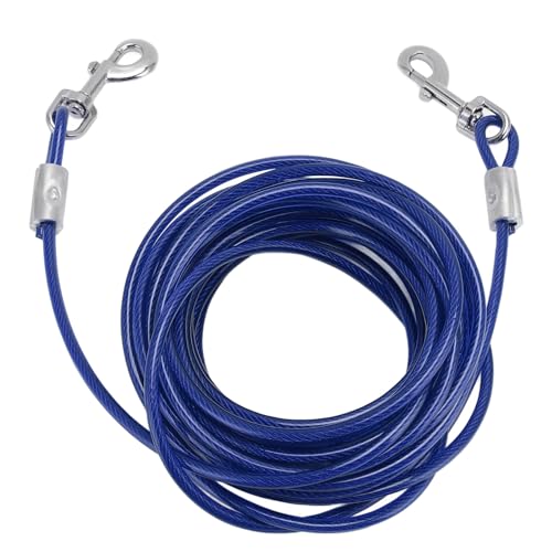 Cable de sujeción antitirones y mordeduras para perros pequeños con mosquetón de 6 mm 3