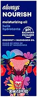 Always Óleo Hidratante Nourish Para Pele Íntima, Ajuda A Seca E Irritada, Sem Fragrância, 30 Ml