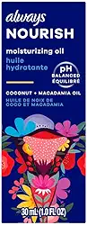 Always Óleo Hidratante Nourish Para Pele Íntima, Ajuda A Seca E Irritada, Sem Fragrância, 30 Ml