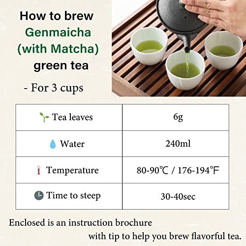 Té matcha genmaicha hojas sueltas 100 g miniatura 5