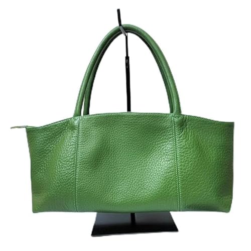 「鞄工房 香」横長トートバック グリーン