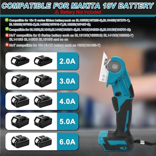 Ciseaux électriques sans fil polyvalents avec 2 lames interchangeables - 8