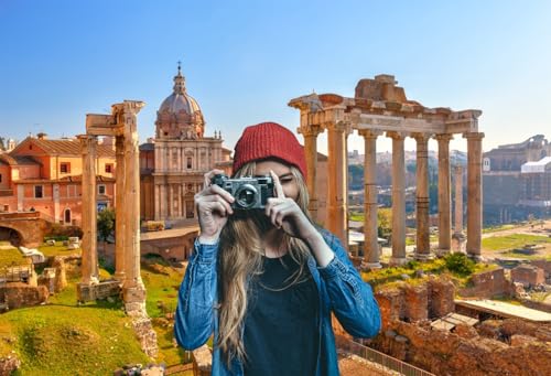 Fondo fotográfico antiguas ruinas romanas 7x5 ft miniatura 4