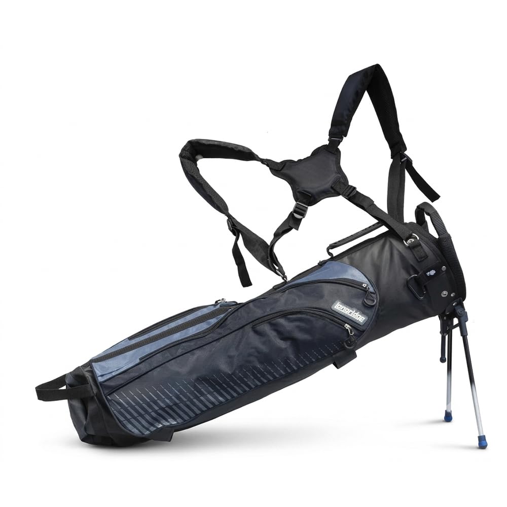 Longridge 7" Tri Lite Bolsa de transporte Sunday Golf - Negro/Plata
