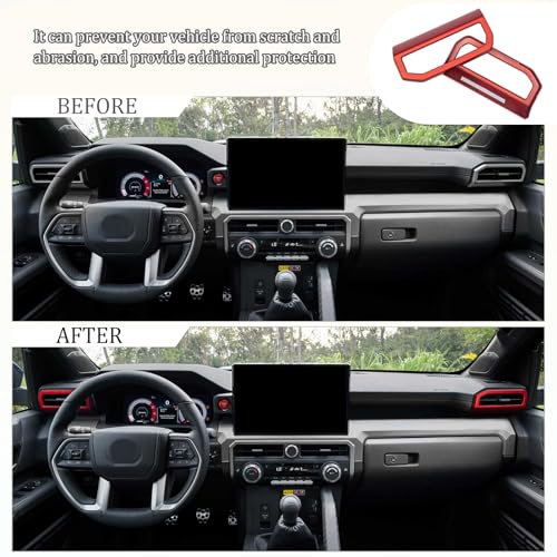 Image of JDMCAR Vent Trim Cover for Toyota Tacoma 2024-2026 4Runner 2025 2026