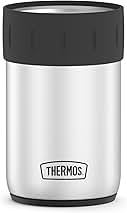 Thermos Stainless Steel Beverage Can Insulator for 12 Ounce Can, Stainless Steel