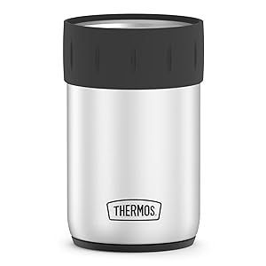 Thermos Stainless Steel Beverage Can Insulator for 12 Ounce Can