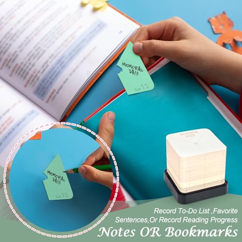 Bloc-notes créatif calendrier 3D avec boîte d'affichage, idée cadeau originale