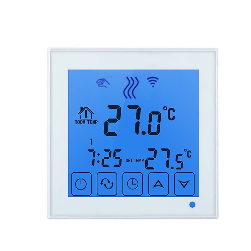 Termometro da interno igrometro digitale Smart House Wifi Programmable App Controller dell'interruttore di temperatura del termostato di riscaldamento dell'acqua intelligente for pavimento caldo Con d