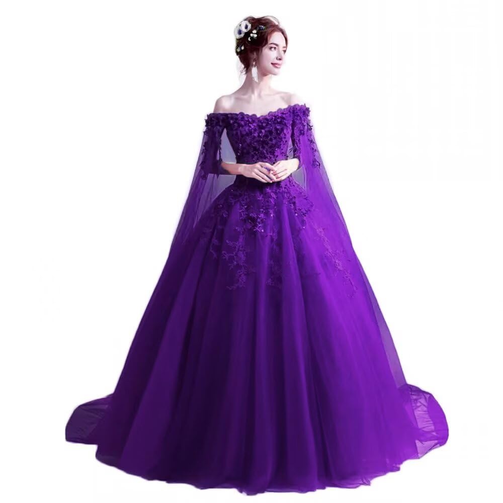 Women's Off The Shoulder Dress Masquerade Ball Gowns Prom Dress 2019