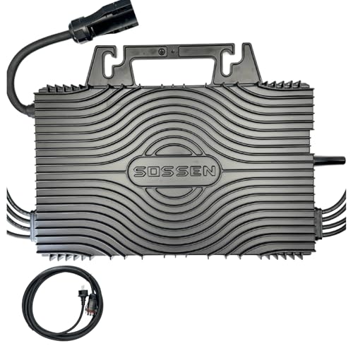 Micro-onduleur 2400W SOSSEN WiFi Bluetooth pour 4 panneaux solaires