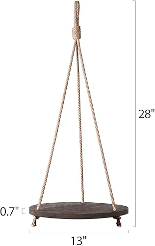 Miniatura 9 de Dahey 3 macetas colgantes de hierro de metal para valla de barandilla y estante de plantas colgantes para sala de estar, dormitorio, cocina