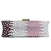 Produktbild Glitzernde Damen-Handtasche mit Kristallbesatz, für Hochzeit, Party, Minaudiere, Handtasche, Clutch, (Mehrfarbig 2), Medium