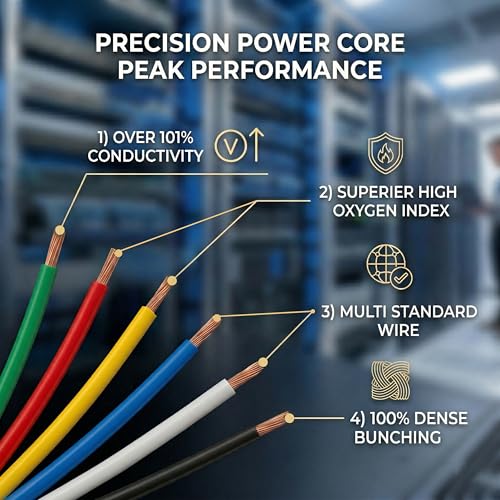Image of Blue 0.75MM Insulated Electrical Wire | Flexible CCA Copper Cable for Household, Commercial & Industrial Use