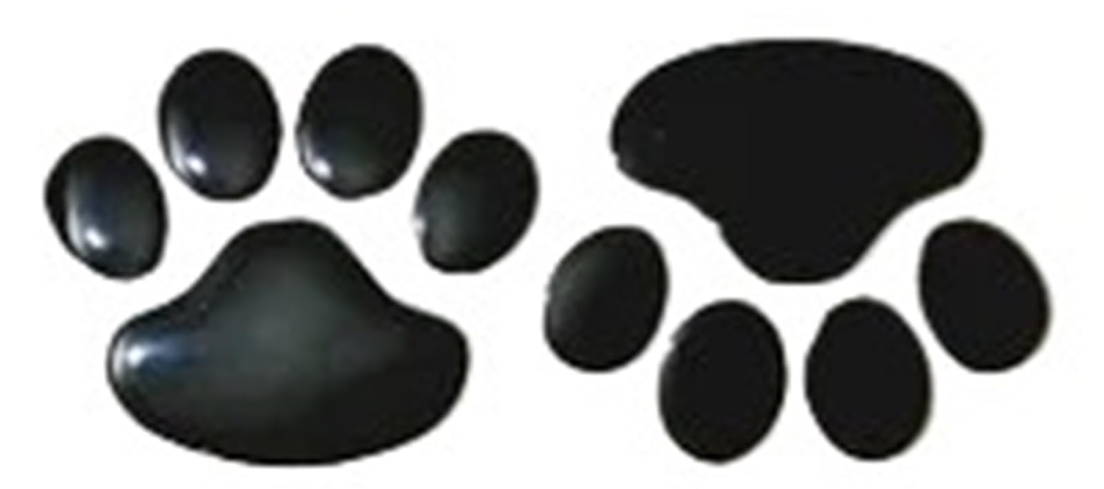 ZUXWUX Car Decal Auto Accessories Car Sticker Design Paw 3D Animal Dog Cat Footprint Decal(Color2)
