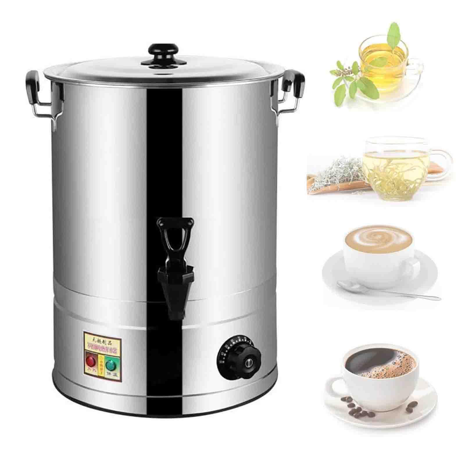 Urna comercial de acero inoxidable de 40 L con control de temperatura